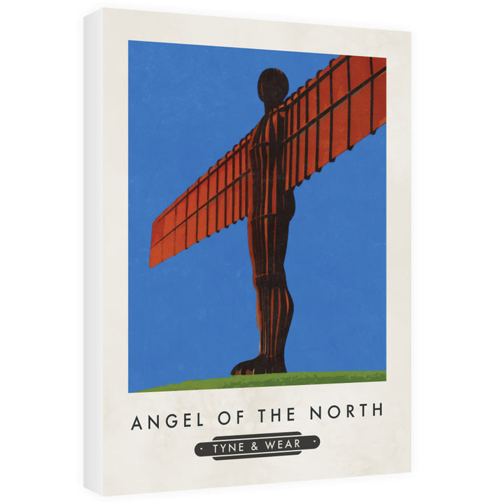 The Angel of the North, Gateshead 60cm x 80cm Canvas