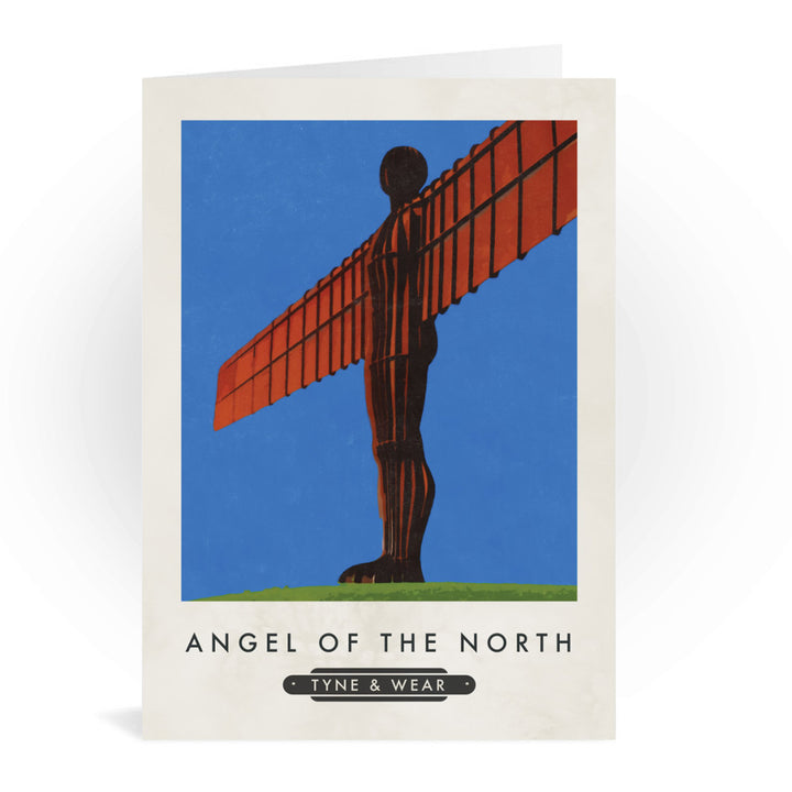 The Angel of the North, Gateshead Greeting Card 7x5