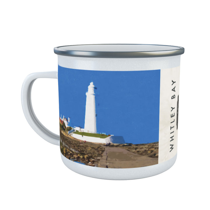 Whitley Bay, Tyne and Wear Enamel Mug