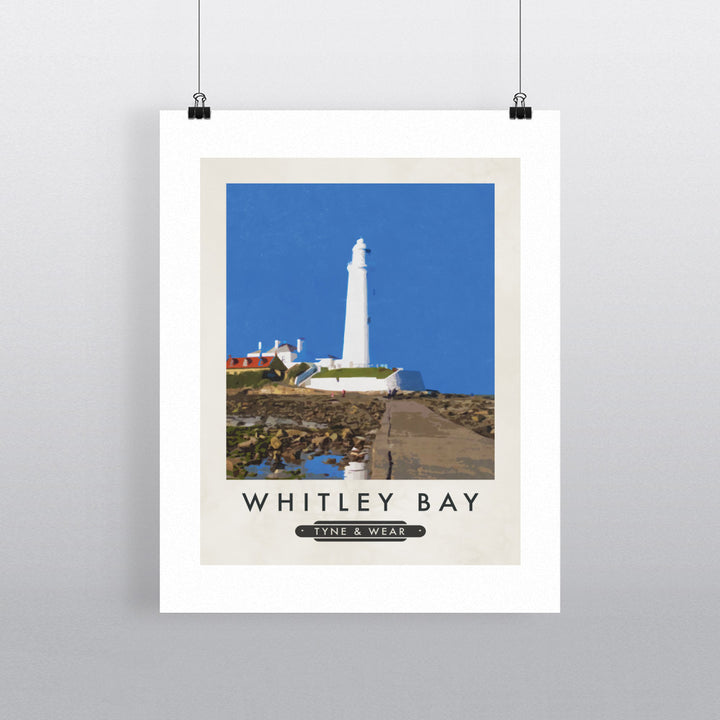 Whitley Bay, Tyne and Wear 90x120cm Fine Art Print