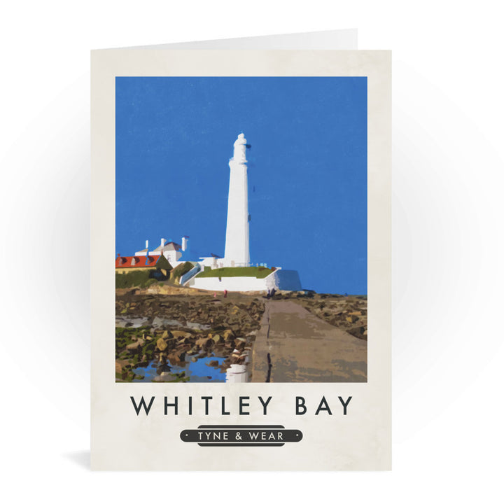 Whitley Bay, Tyne and Wear Greeting Card 7x5