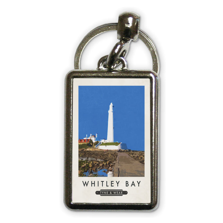 Whitley Bay, Tyne and Wear Metal Keyring