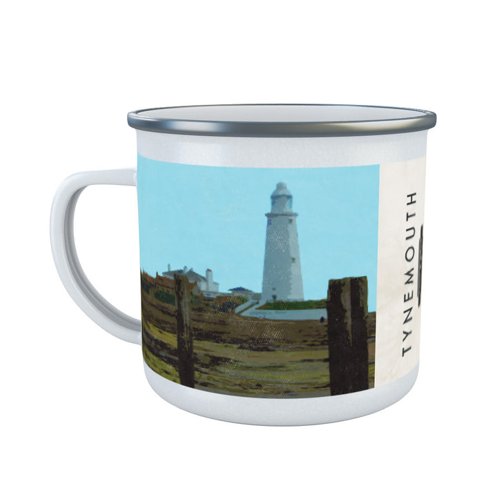 Tynemouth, Tyne and Wear Enamel Mug