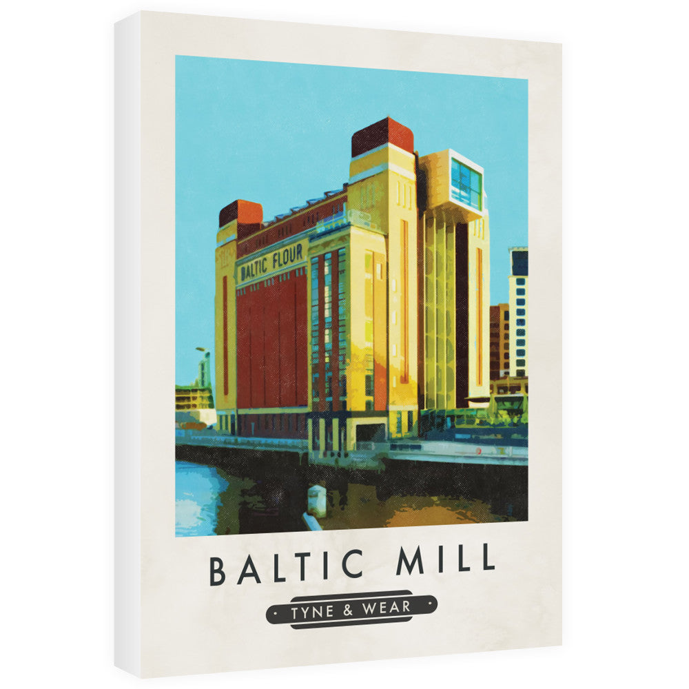 The Baltic Mill, Newcastle-Upon-Tyne 60cm x 80cm Canvas