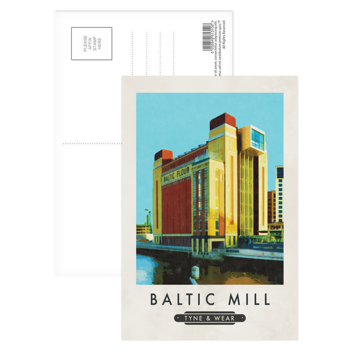 The Baltic Mill, Newcastle-Upon-Tyne Postcard Pack