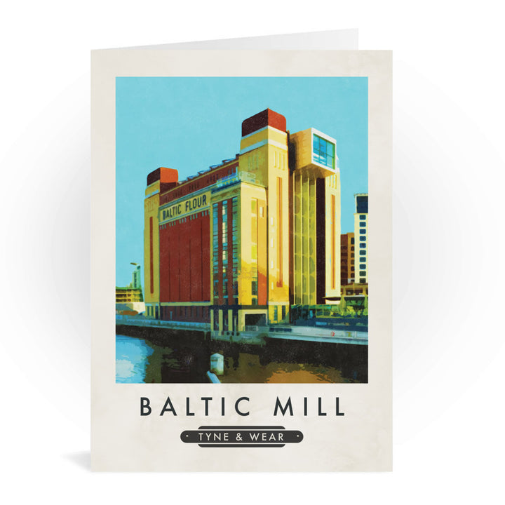 The Baltic Mill, Newcastle-Upon-Tyne Greeting Card 7x5