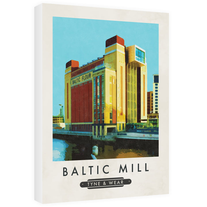 The Baltic Mill, Newcastle-Upon-Tyne 60cm x 80cm Canvas