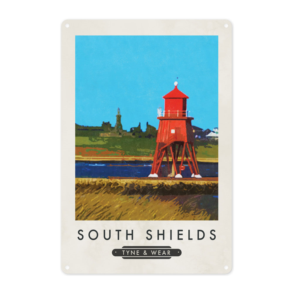South Shields, South Tyneside - Metal Sign – Love Your Location