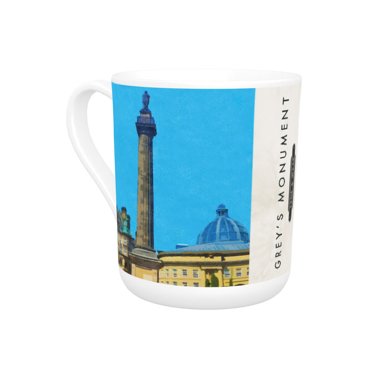The Greys Monument, Newcastle-Upon-Tyne Bone China Mug