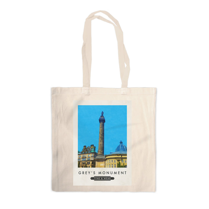 The Greys Monument, Newcastle-Upon-Tyne Canvas Tote Bag
