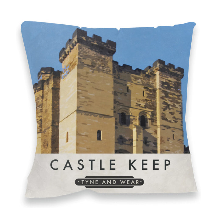 Castle Keep, Tyne and Wear Fibre Filled Cushion