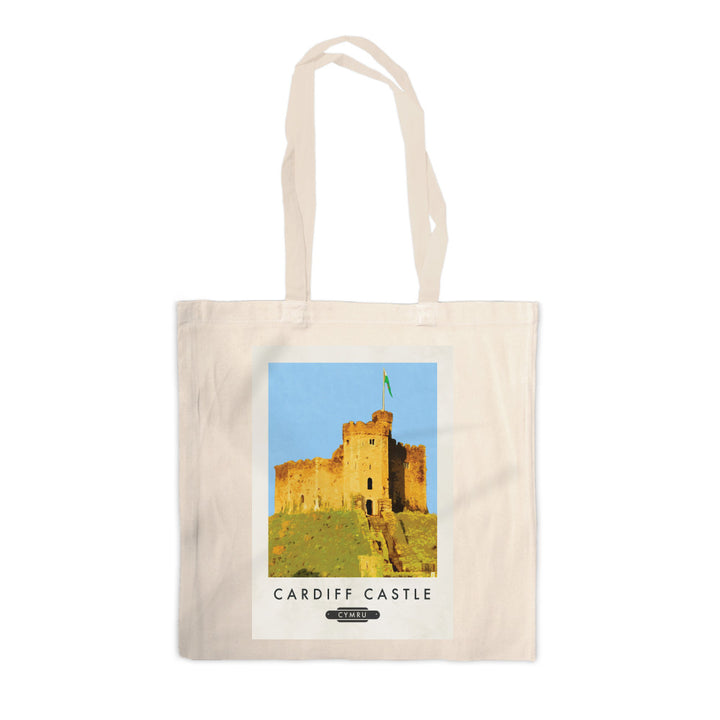 Cardiff Castle, Wales Canvas Tote Bag