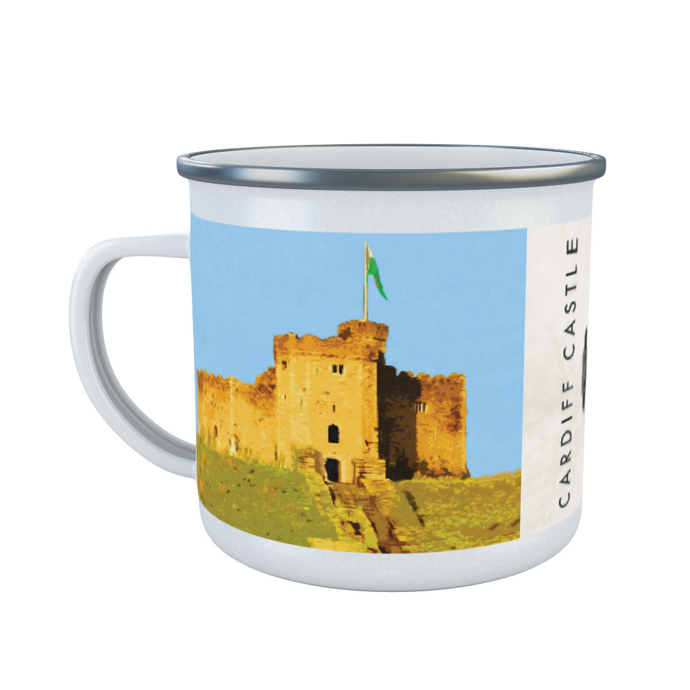 Cardiff Castle, Wales Enamel Mug