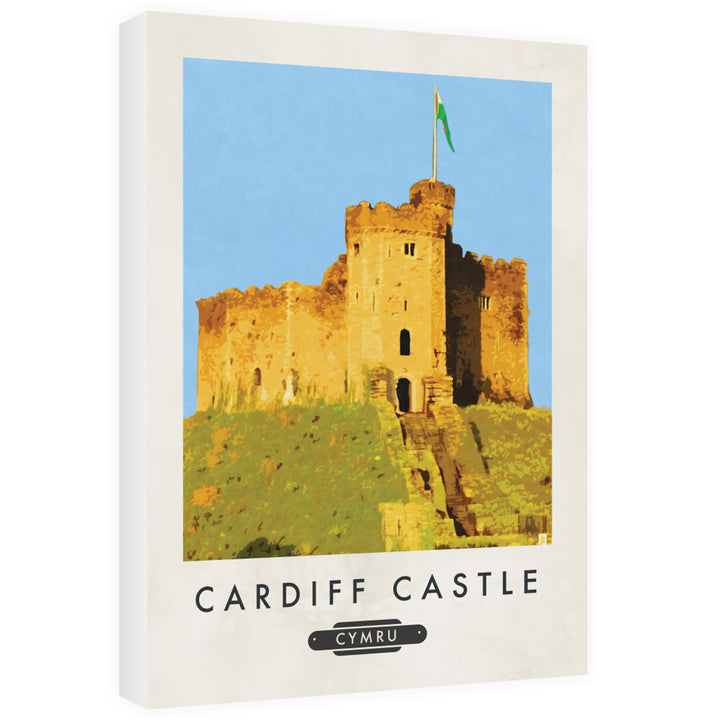 Cardiff Castle, Wales 60cm x 80cm Canvas