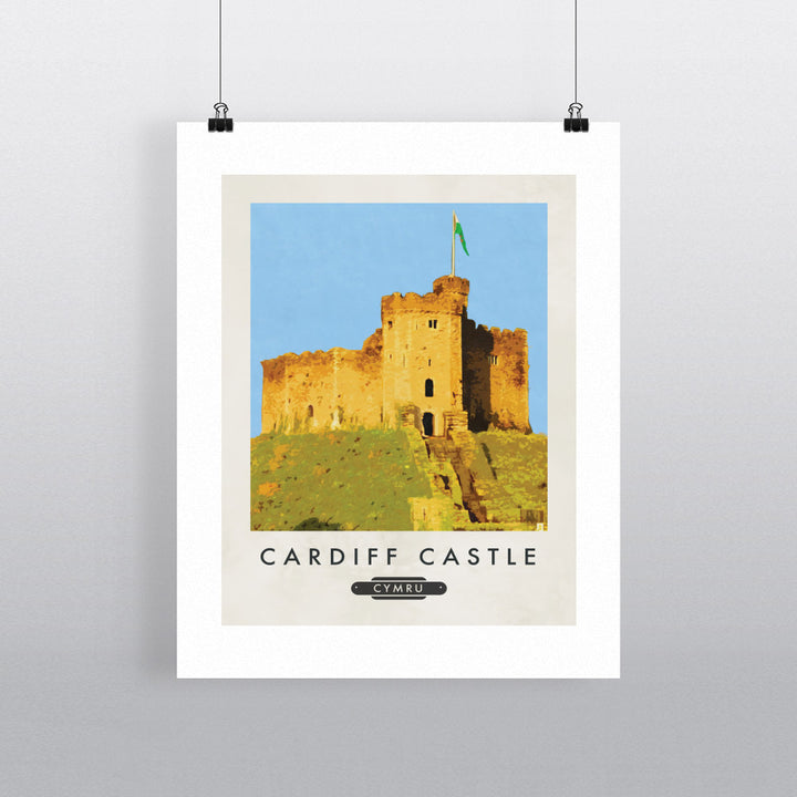 Cardiff Castle, Wales 90x120cm Fine Art Print