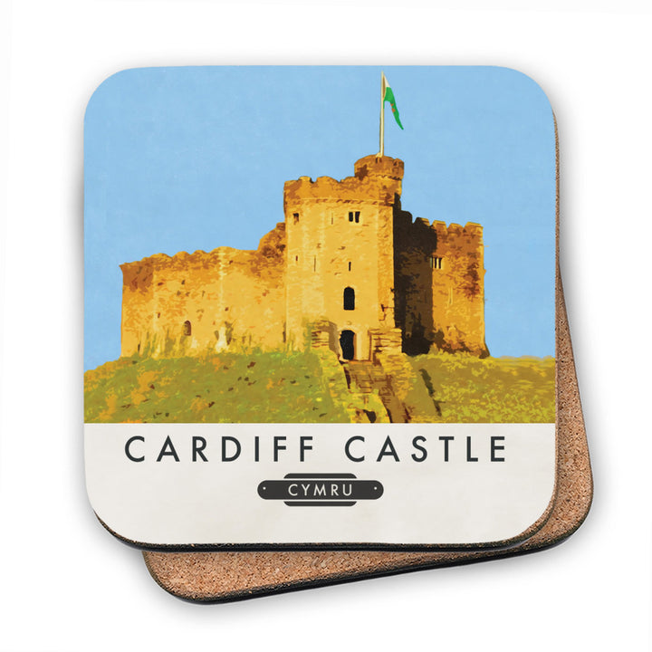Cardiff Castle, Wales MDF Coaster