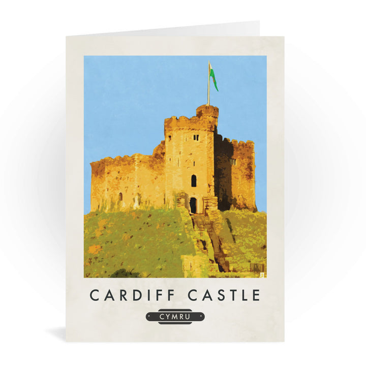 Cardiff Castle, Wales Greeting Card 7x5