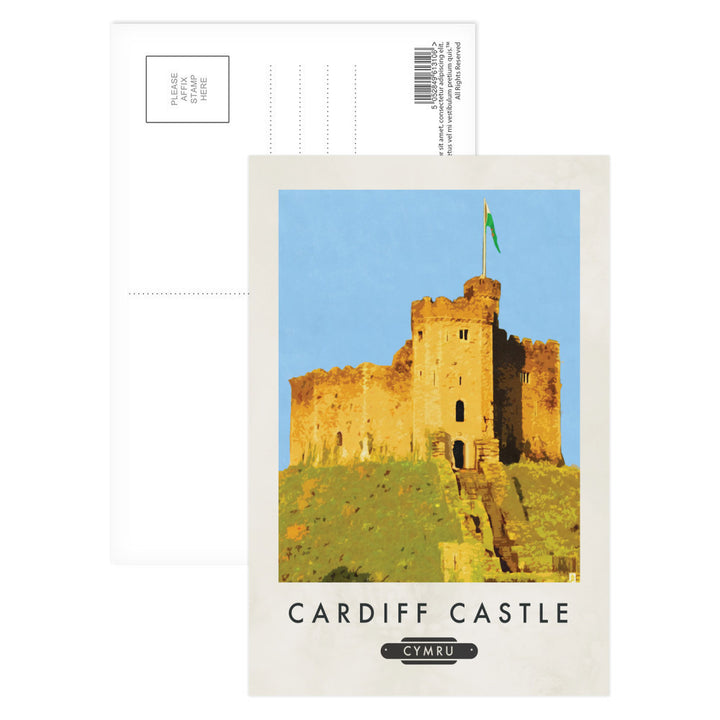 Cardiff Castle, Wales Postcard Pack