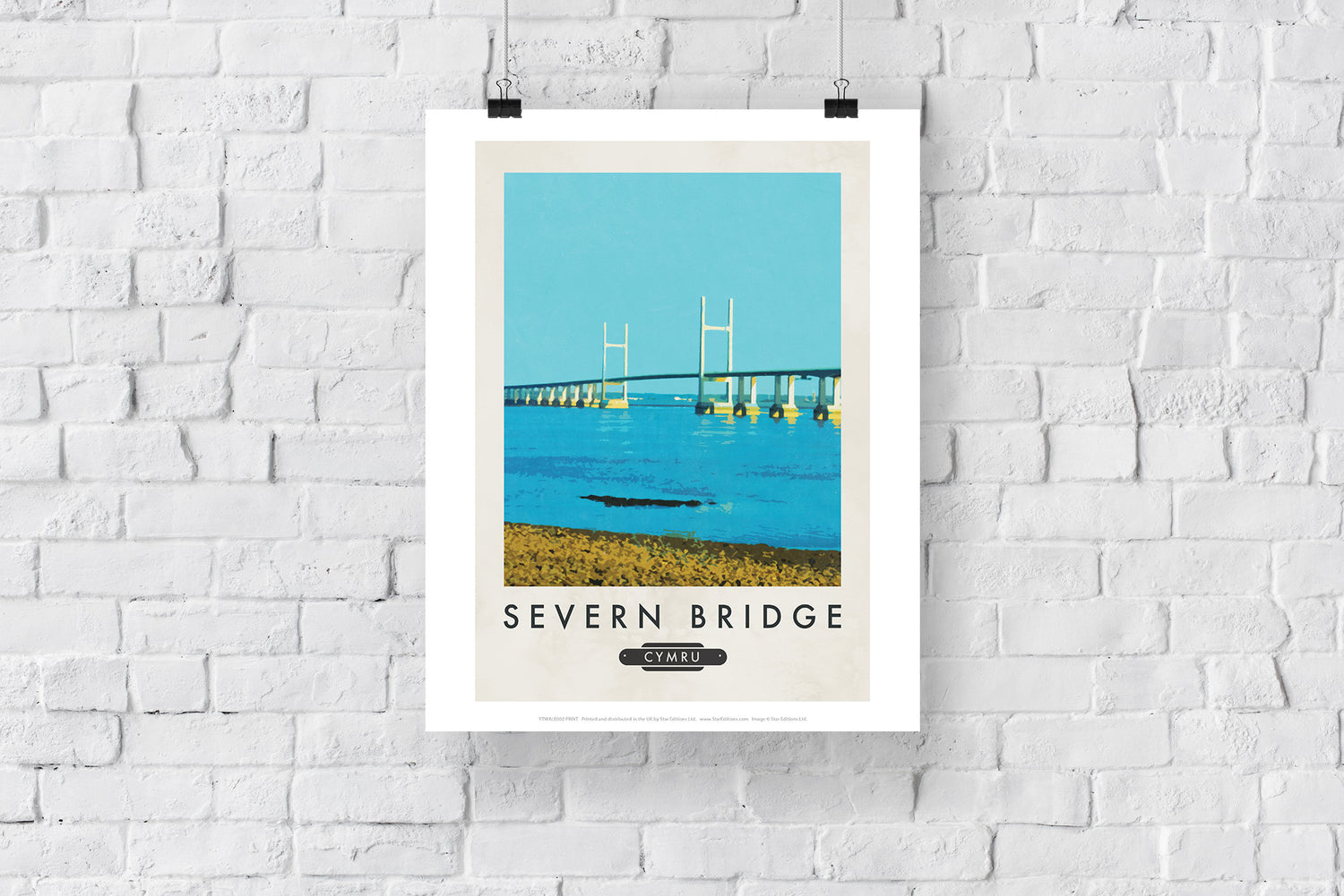 The Severn Bridge, Wales - Art Print