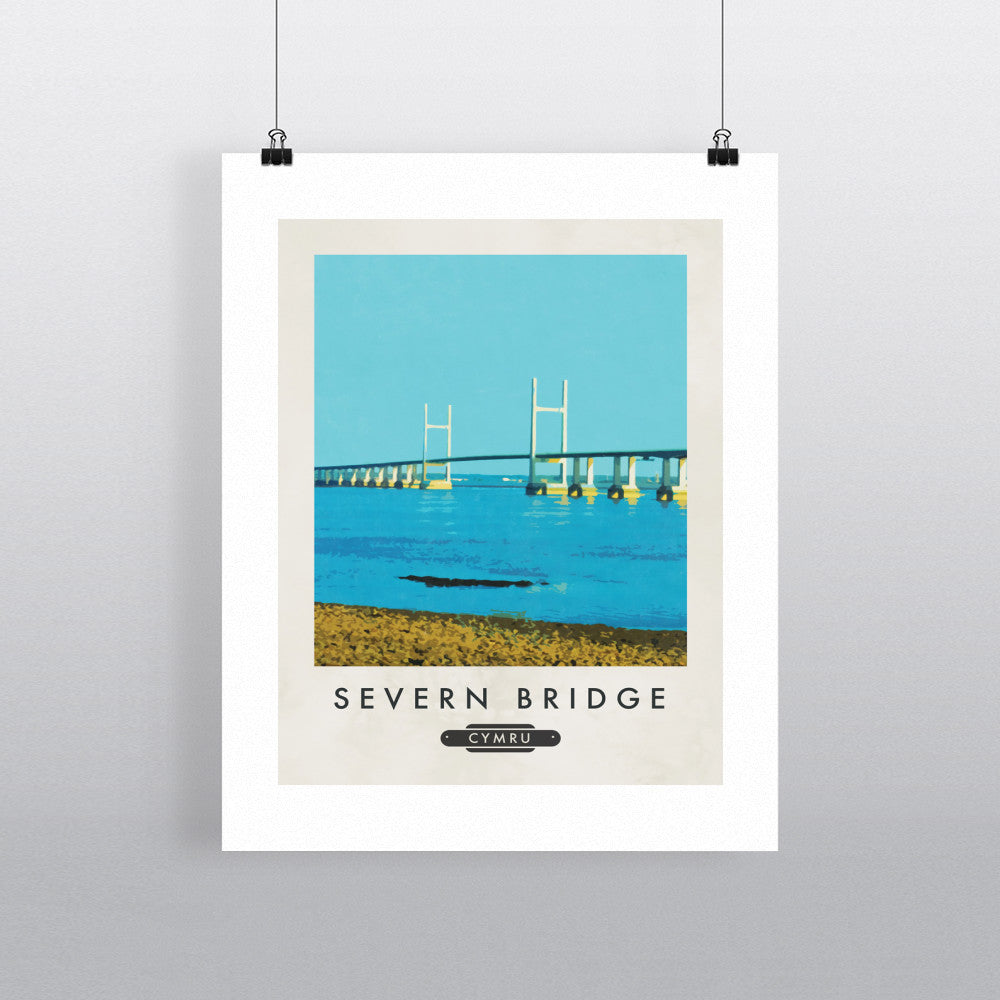 The Severn Bridge, Wales - Art Print