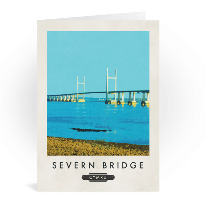 The Severn Bridge, Wales Greeting Card 7x5