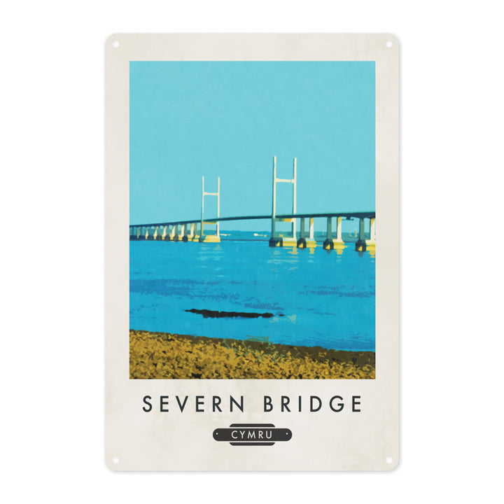 The Severn Bridge, Wales Metal Sign