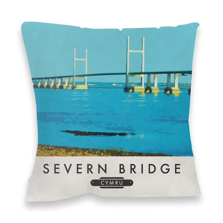 The Severn Bridge, Wales Fibre Filled Cushion