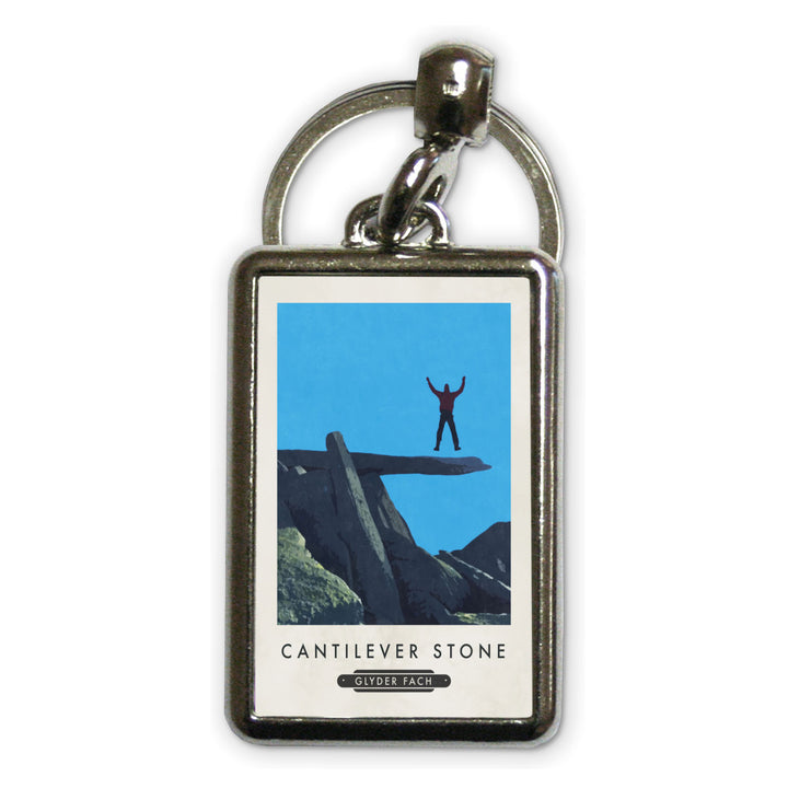 Glyder Fach, Wales Metal Keyring