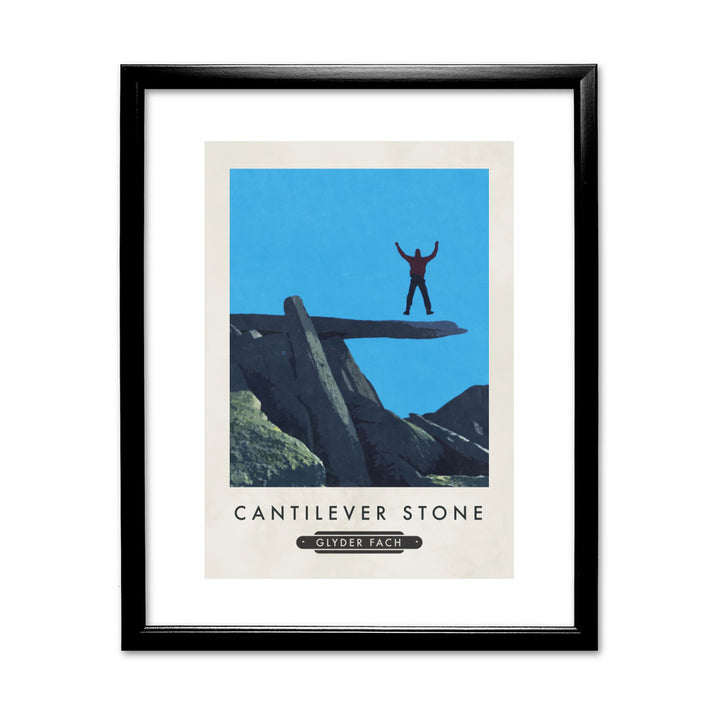 Glyder Fach, Wales 11x14 Framed Print (Black)