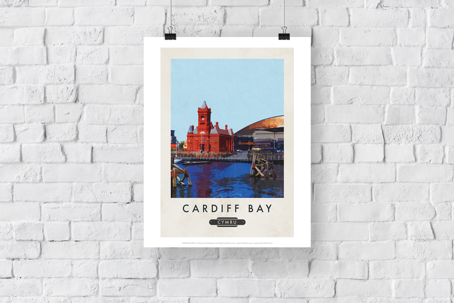 Cardiff Bay, Wales - Art Print