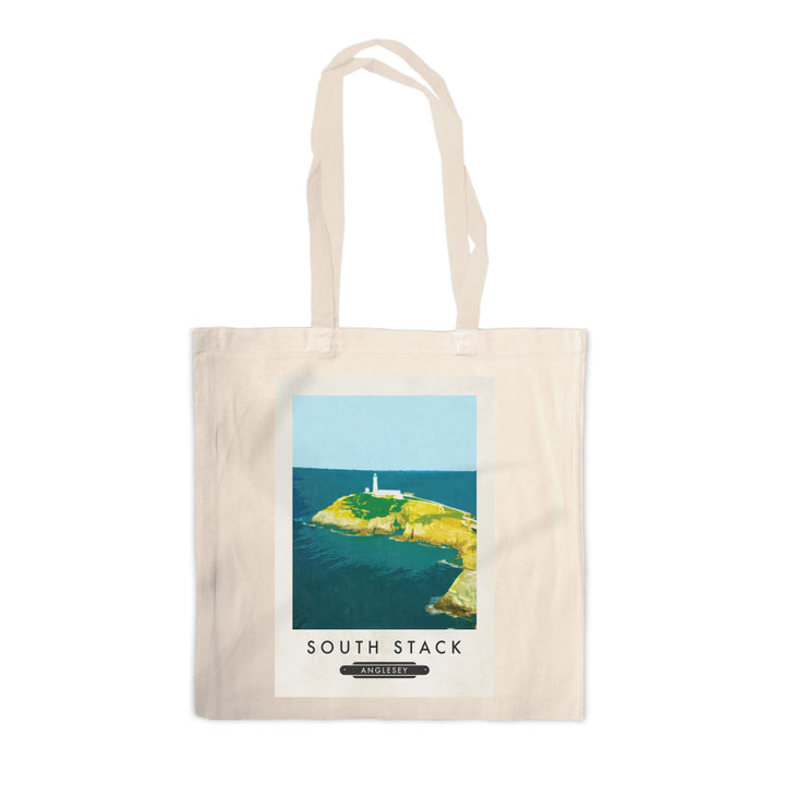 South Stack, Wales Canvas Tote Bag