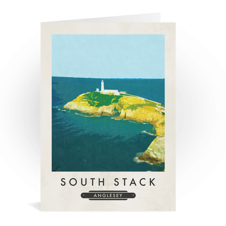 South Stack, Wales Greeting Card 7x5