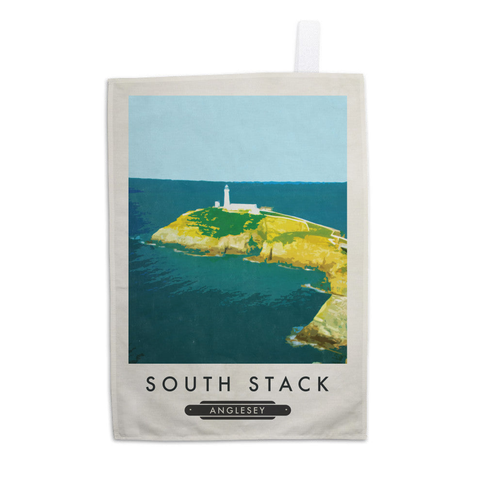 South Stack, Wales Tea Towel