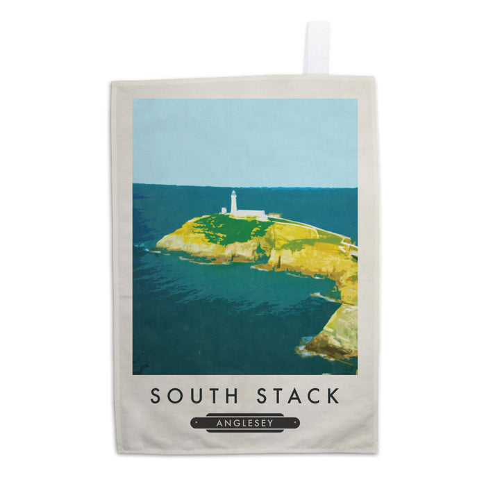 South Stack, Wales Tea Towel