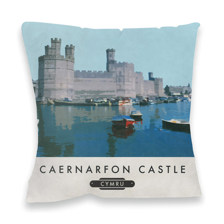 Caenarfon Castle, Wales Fibre Filled Cushion