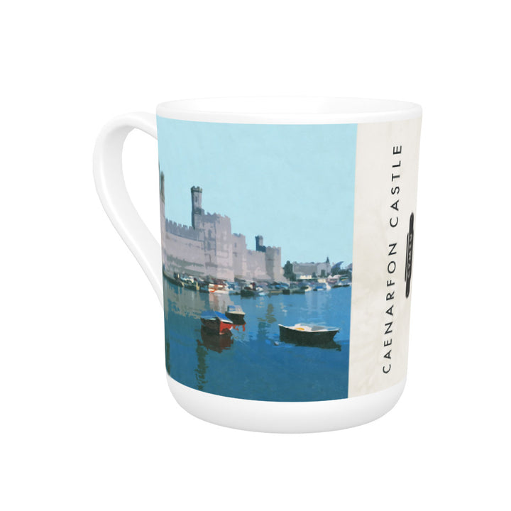 Caenarfon Castle, Wales Bone China Mug