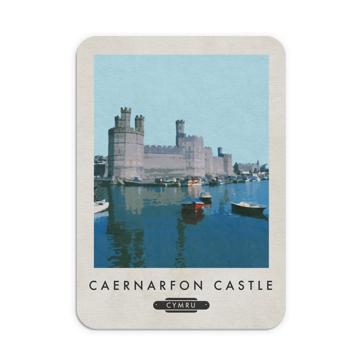 Caenarfon Castle, Wales Mouse Mat