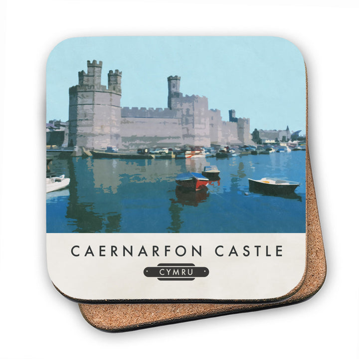 Caenarfon Castle, Wales MDF Coaster