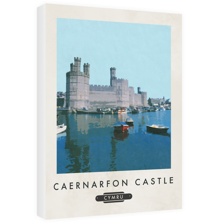 Caenarfon Castle, Wales 60cm x 80cm Canvas