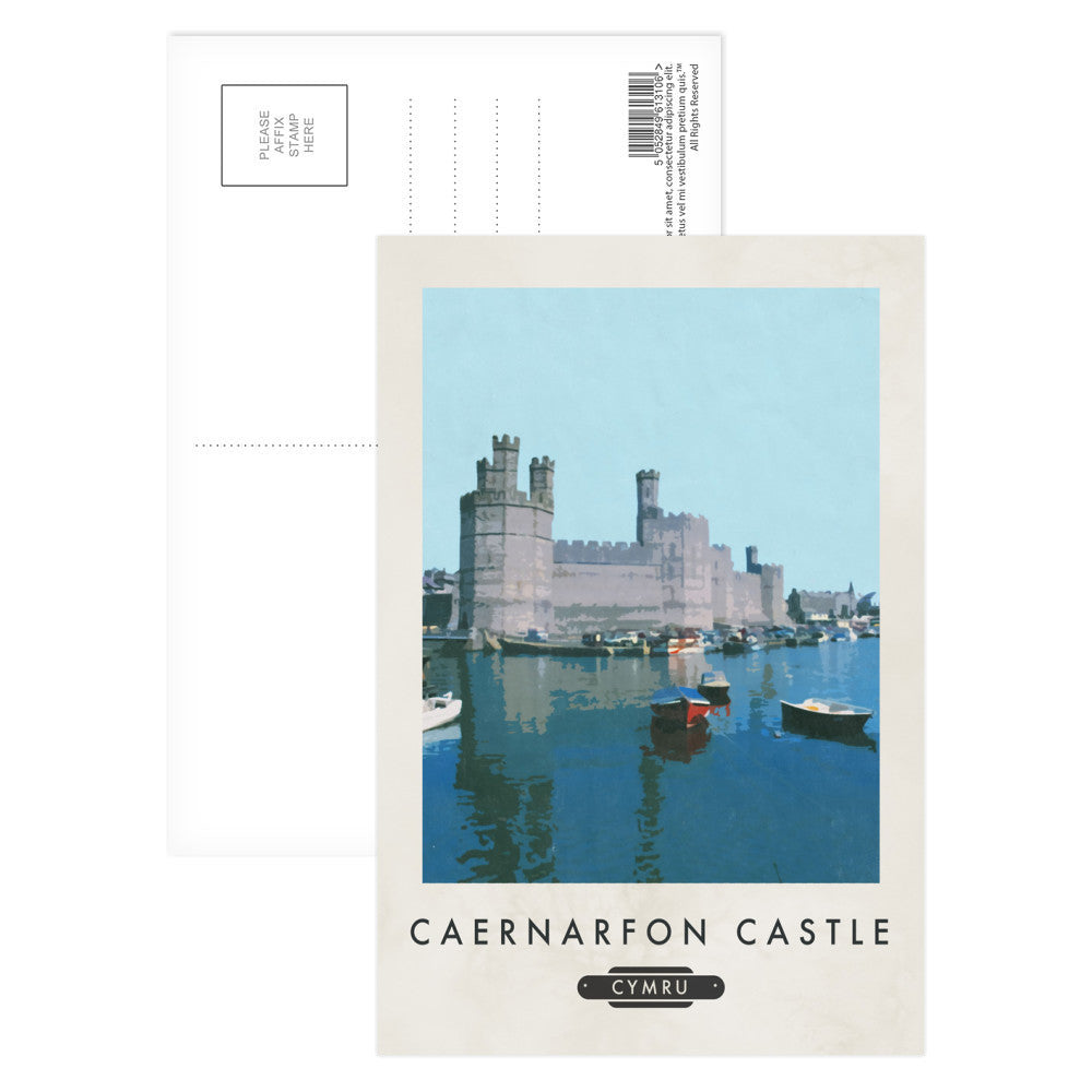 Caenarfon Castle, Wales Postcard Pack