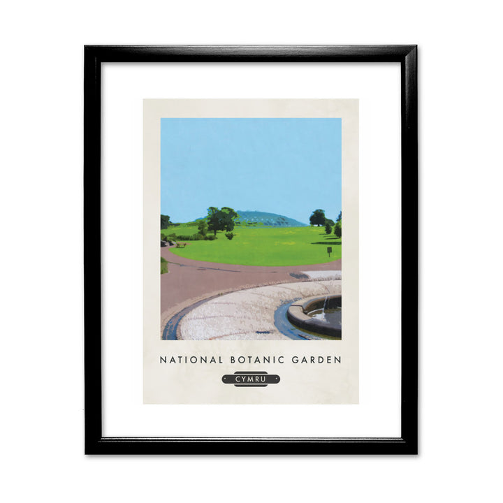 The National Botanic Garden, Wales 11x14 Framed Print (Black)