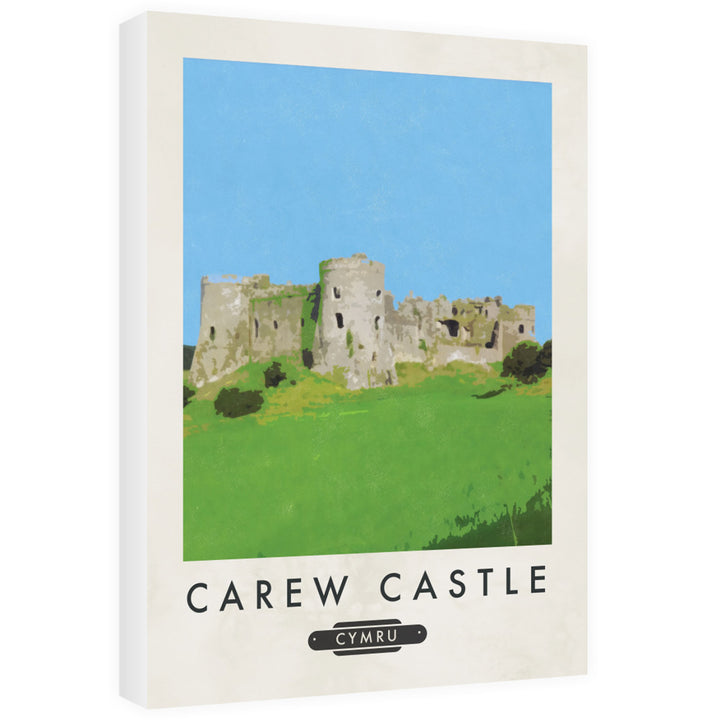 Carew Castle, Wales 60cm x 80cm Canvas