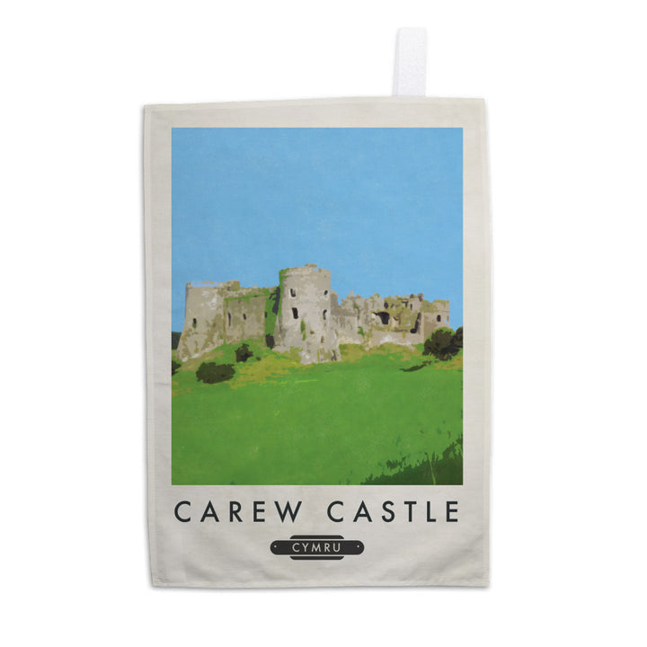 Carew Castle, Wales Tea Towel
