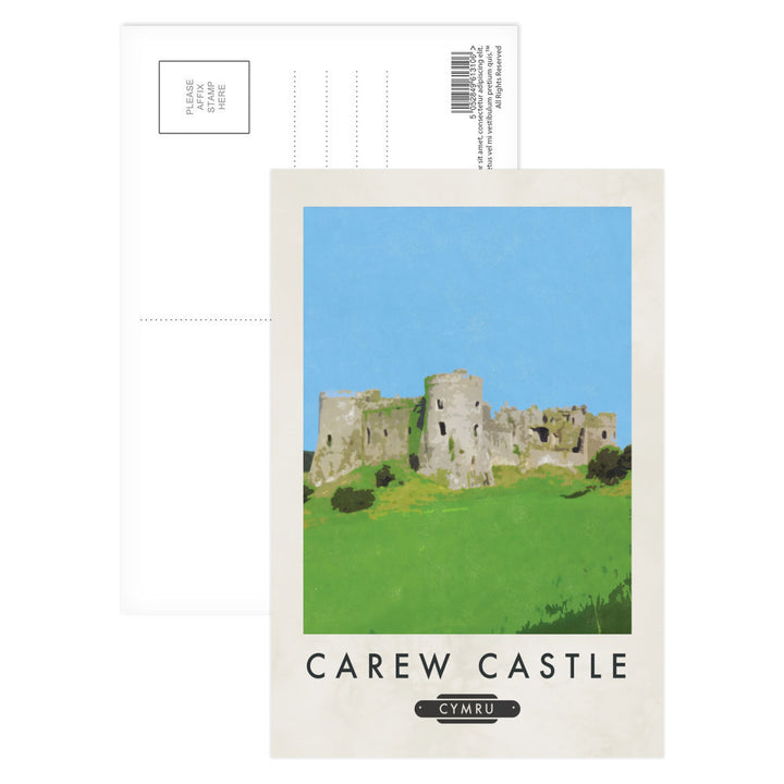 Carew Castle, Wales Postcard Pack