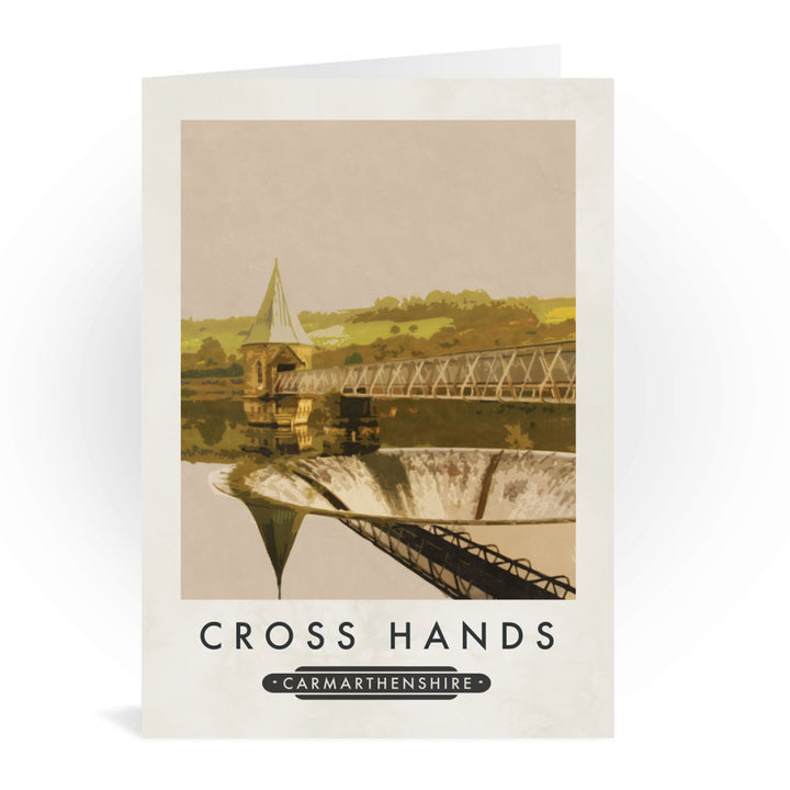 Cross Hands, Wales Greeting Card 7x5