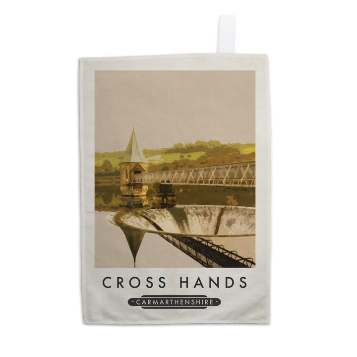 Cross Hands, Wales Tea Towel