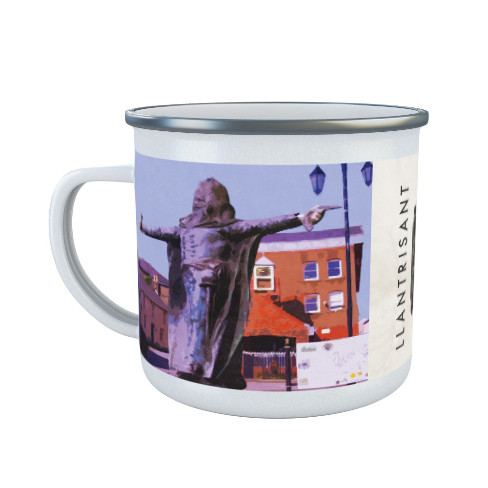 Llantrisant, Wales Enamel Mug