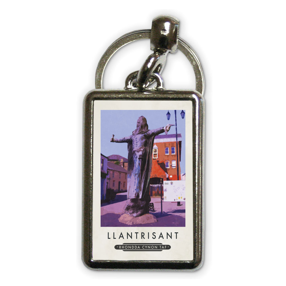 Llantrisant, Wales Metal Keyring