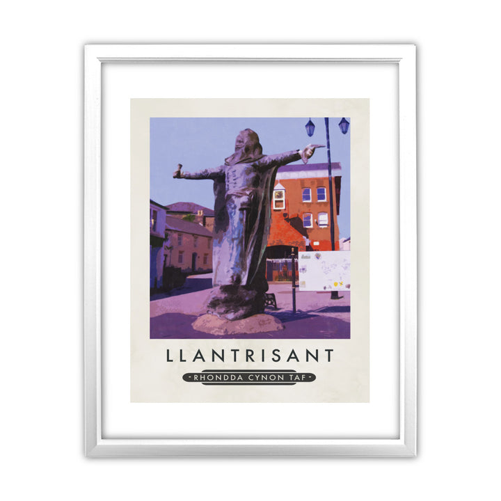 Llantrisant, Wales 11x14 Framed Print (White)