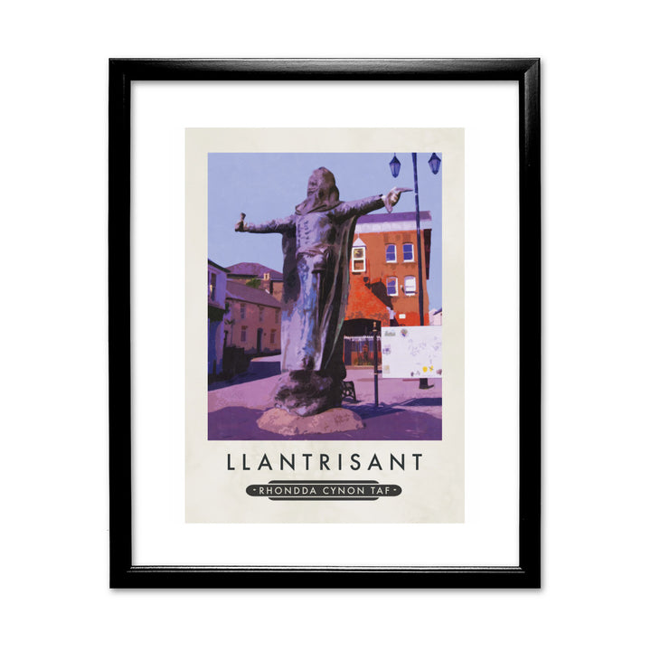 Llantrisant, Wales 11x14 Framed Print (Black)